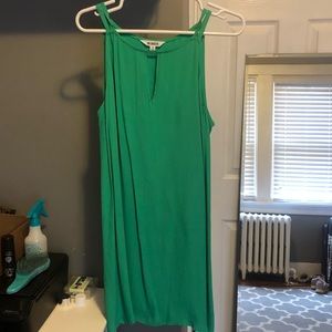 BB Dakota Green Slip Dress